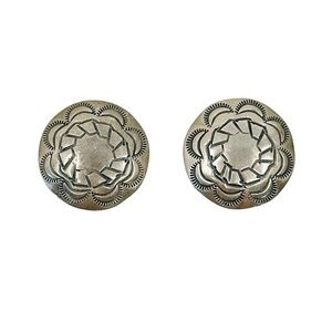 2 Navajo Sterling silver button cover set - GM540